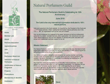 Tablet Screenshot of naturalperfumers.com